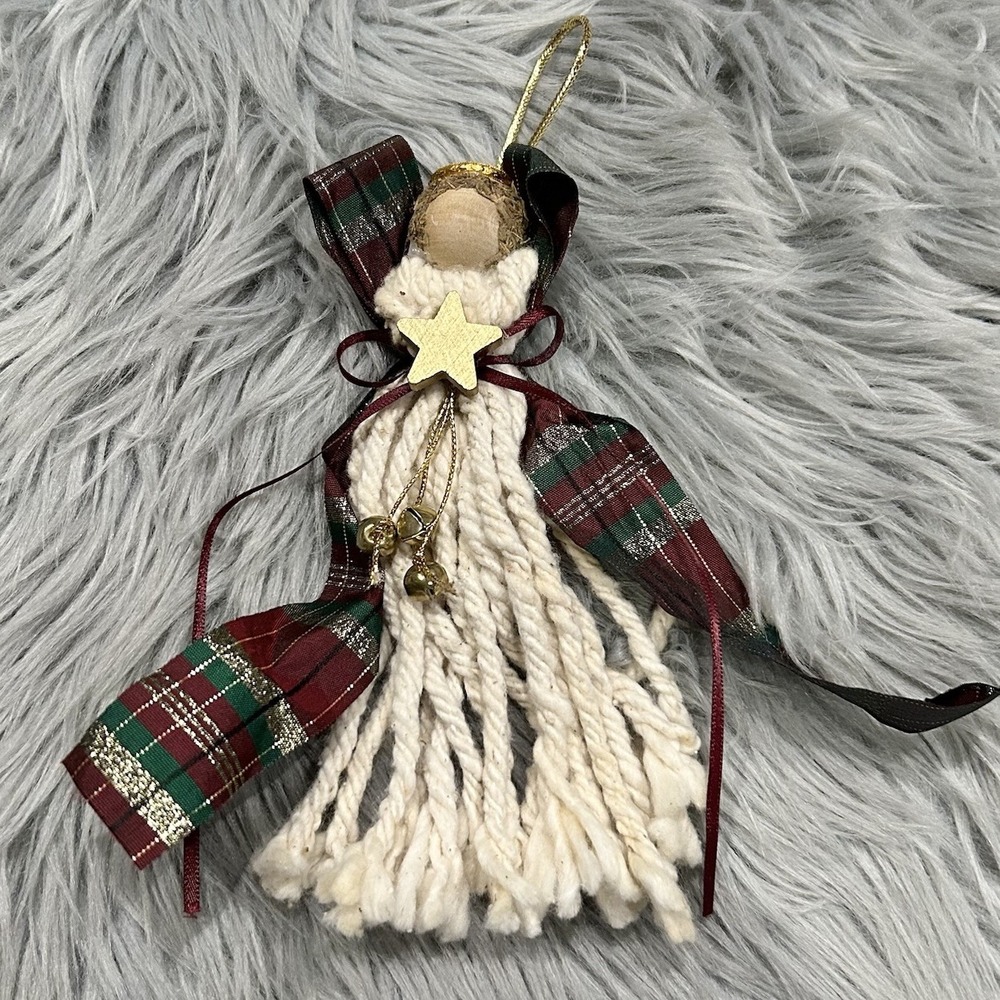 Holiday Christmas Angel Ornament - Bible Charm - Guardian Angel